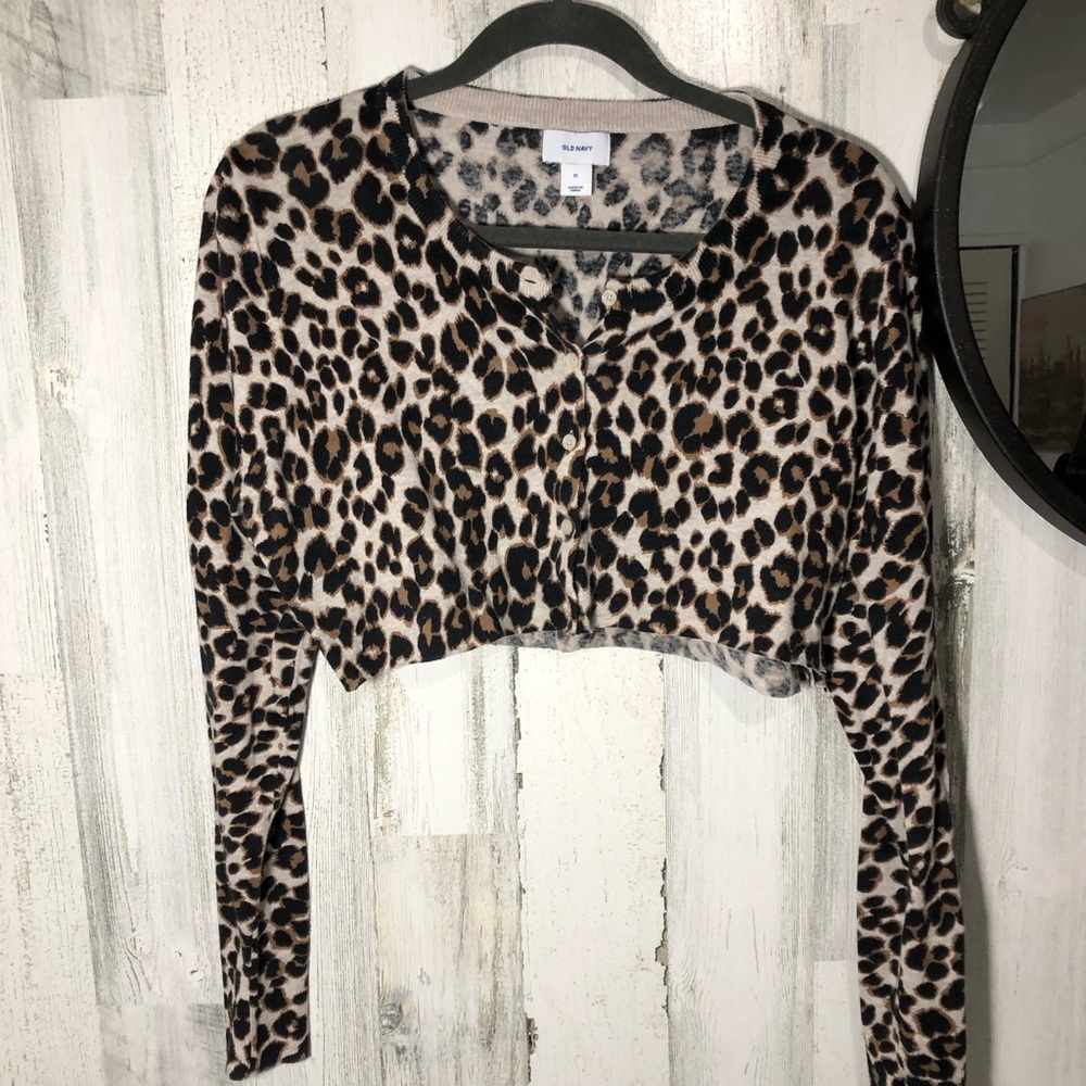 Cheetah button up